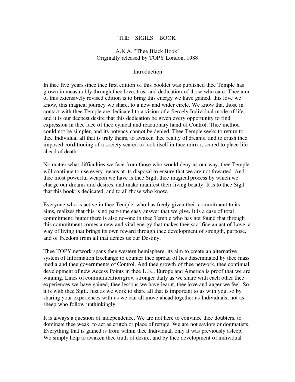 THE SIGILS BOOK cover