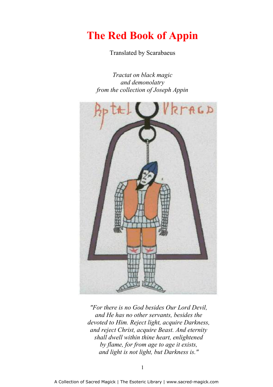 The Red Book of Appin cover