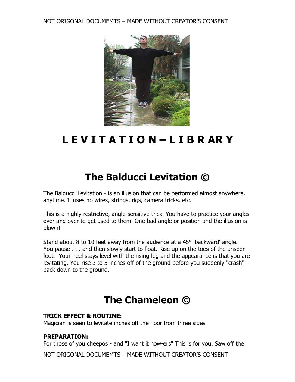 Levitation Library cover