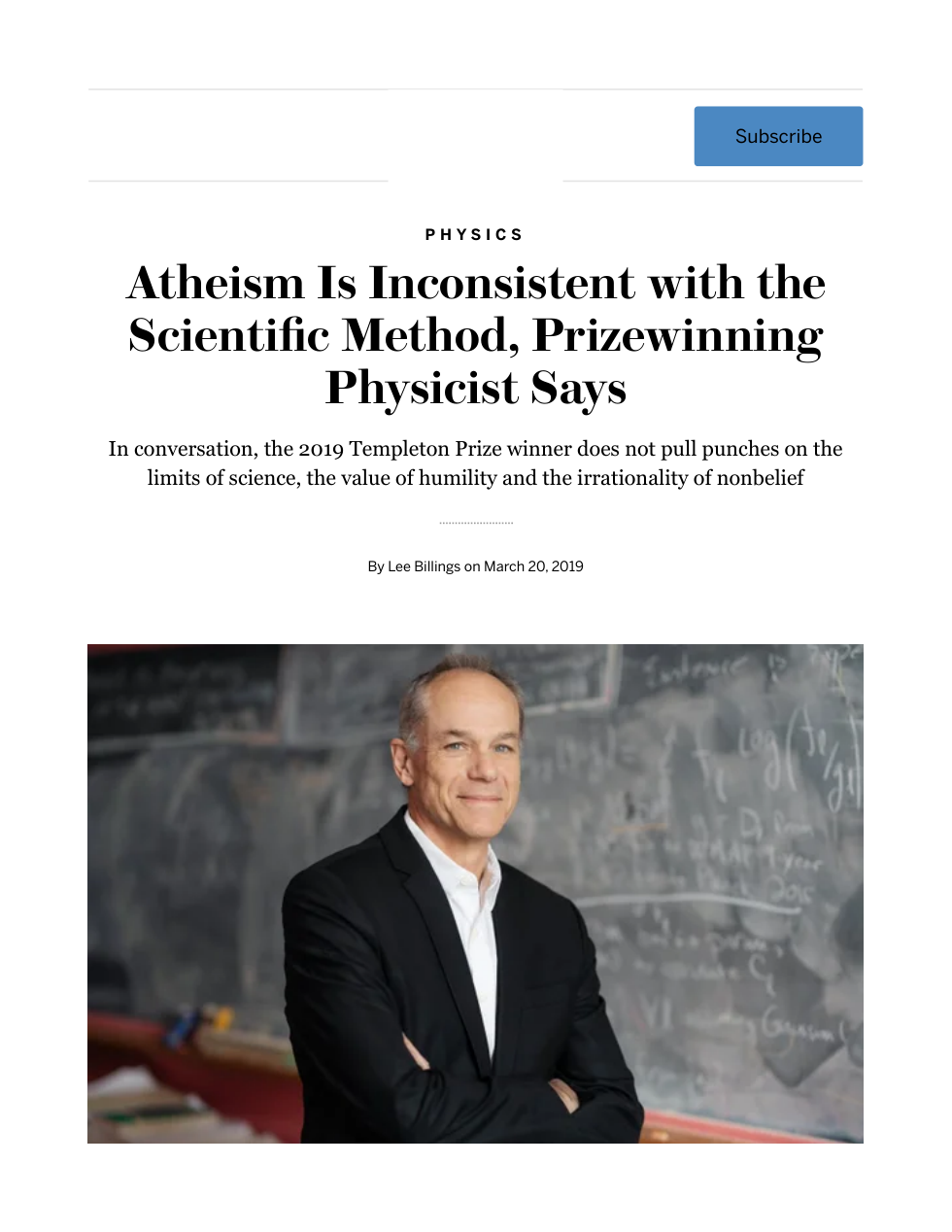 Atheism Is Inconsistent With The Scientific Method cover