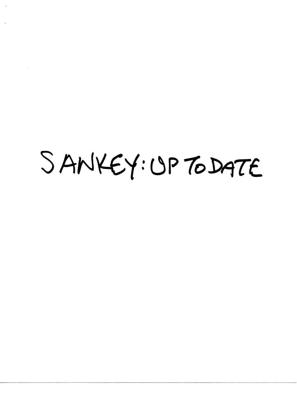 Jay Sankey - Up To Date cover