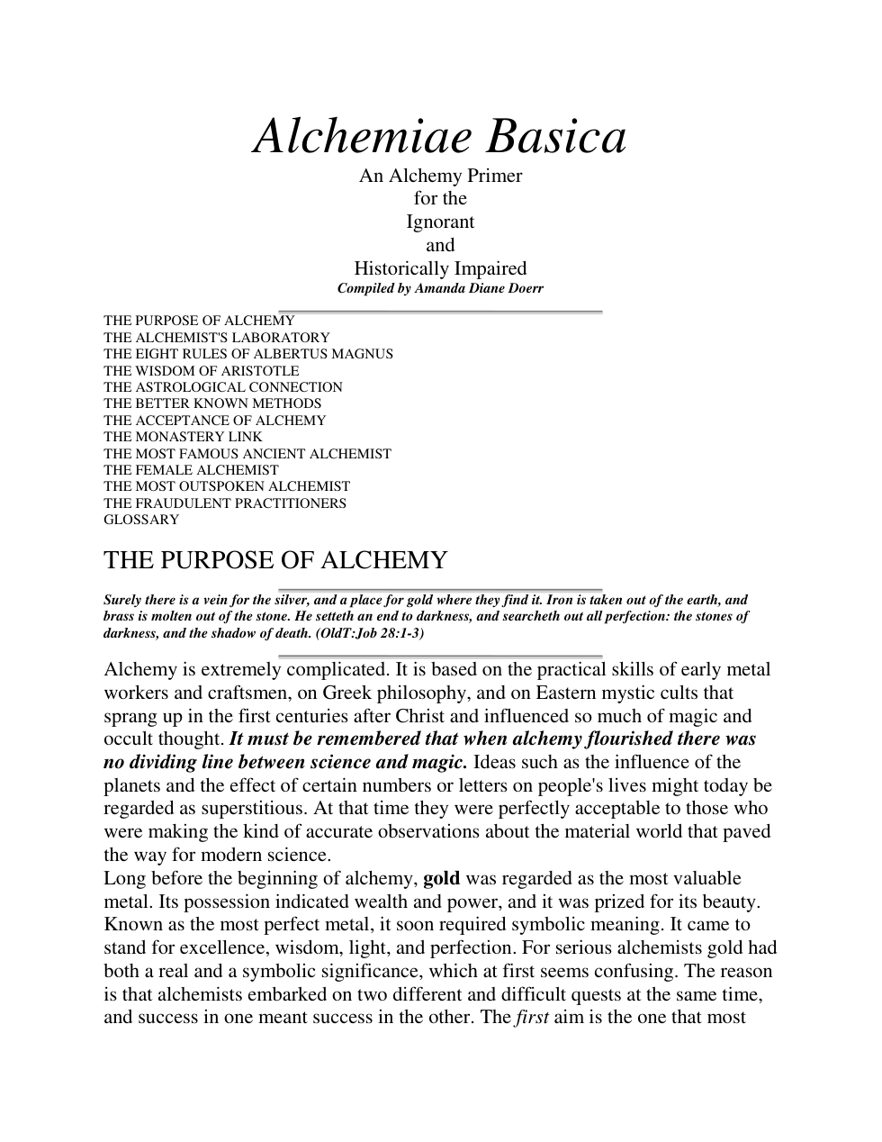 Alchemiae Basica cover