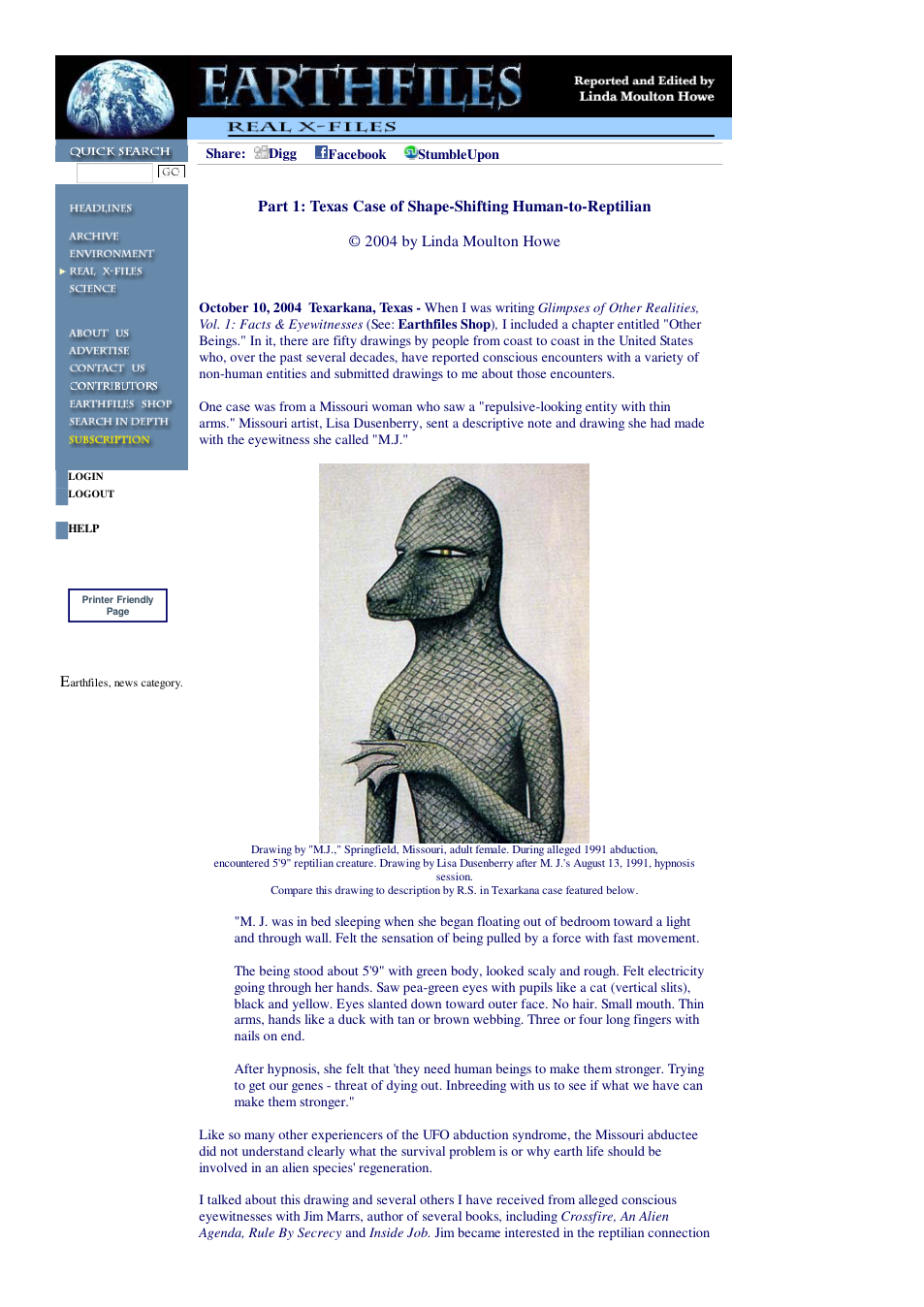 10 10 2004 Part 1 Texas Case of Shape-Shifting Human-to-Reptilian cover