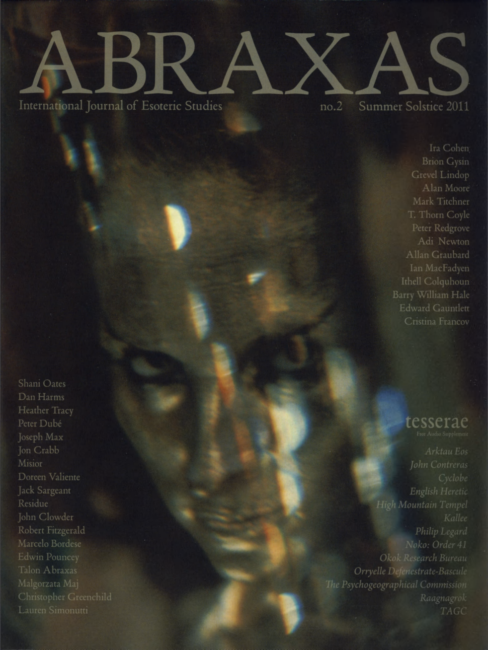 ABRAXAS Journal - No. 2 - Summer Solstice 2011 [Scan OCR - 1 PDF] cover