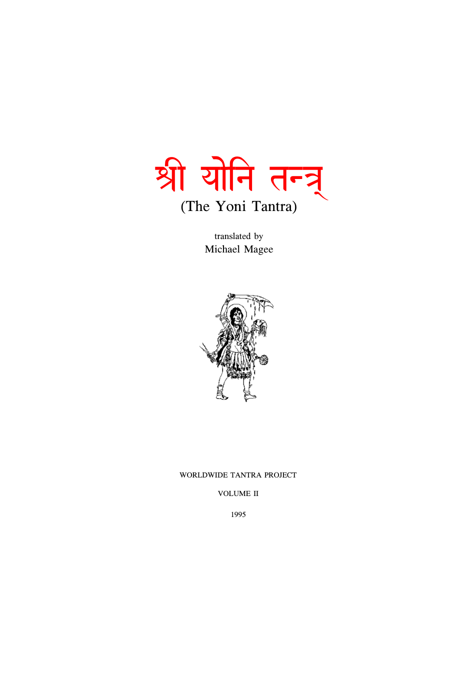 Yoni Tantra cover