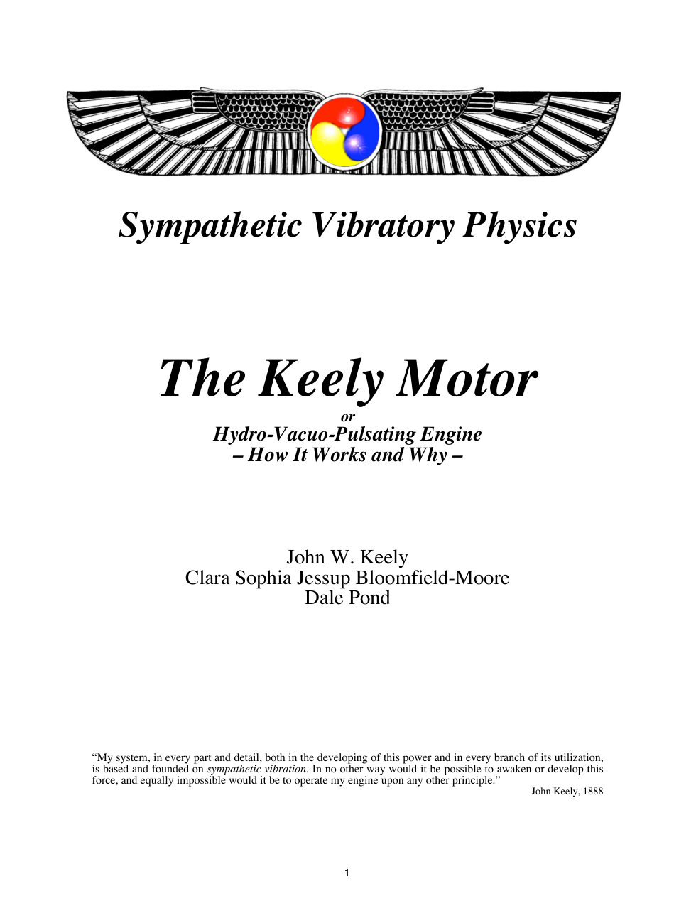 Keely Hydro cover