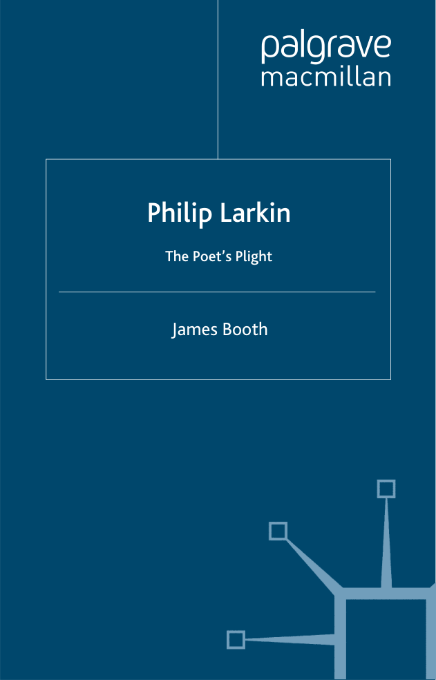 Philip Larkin - The Poets Plight cover