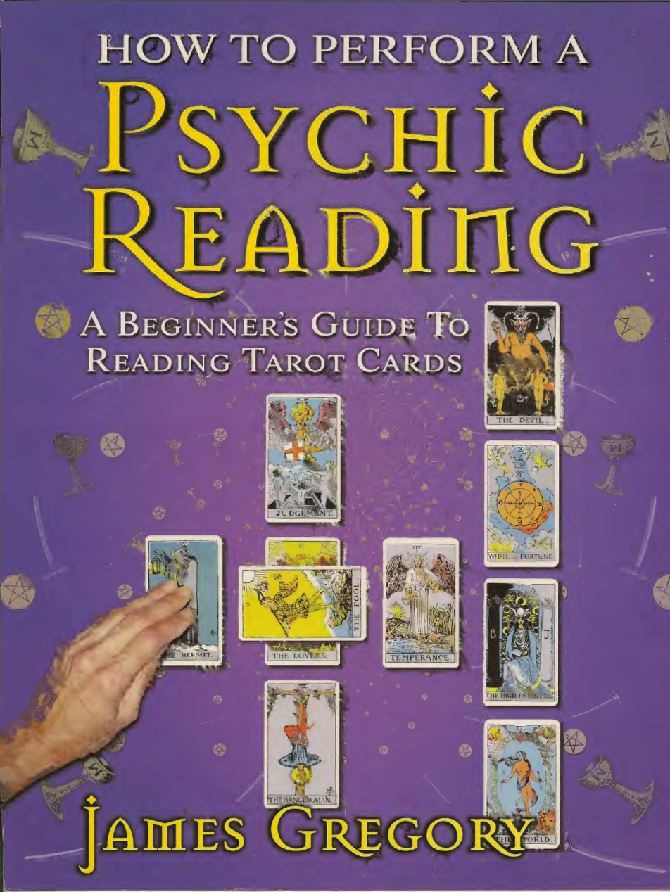 How To Perform a Psychic Reading - A Beginner's Guide to Reading Tarot Cards - James Gregory cover