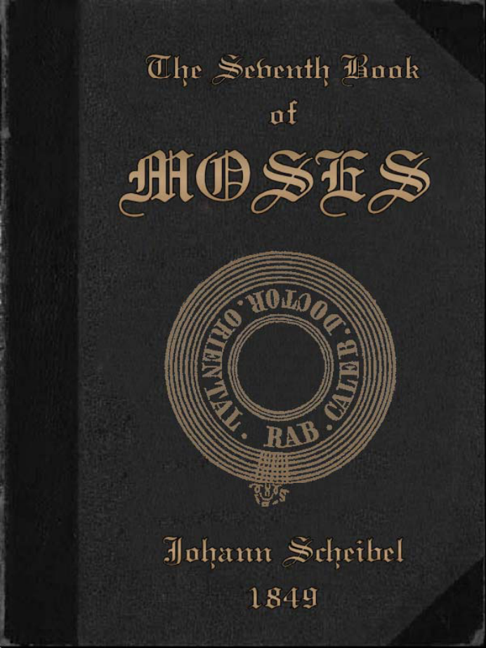 Scheibel, Johann - The Seventh Book of Moses cover