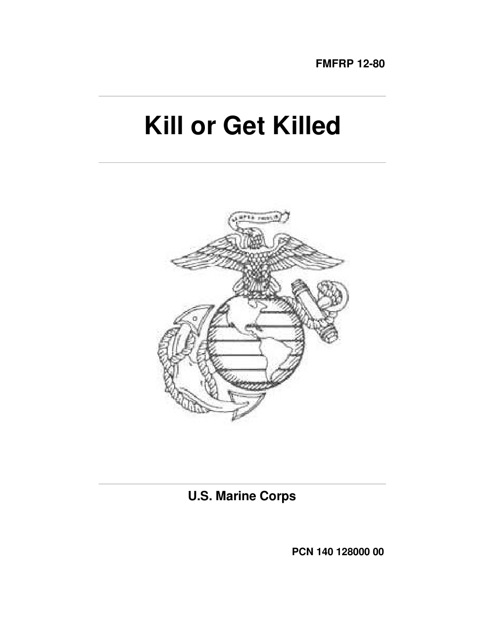 Kill or Get Killed cover