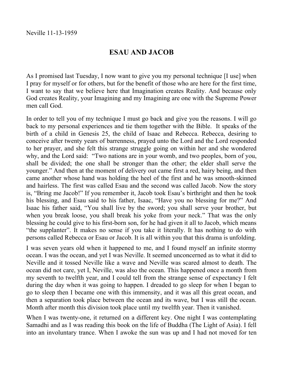 1959.11.13, Esau And Jacob cover