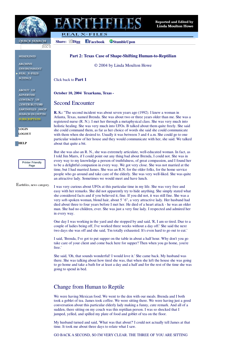 10 10 2004 Part 2 Texas Case of Shape-Shifting Human-to-Reptilian cover