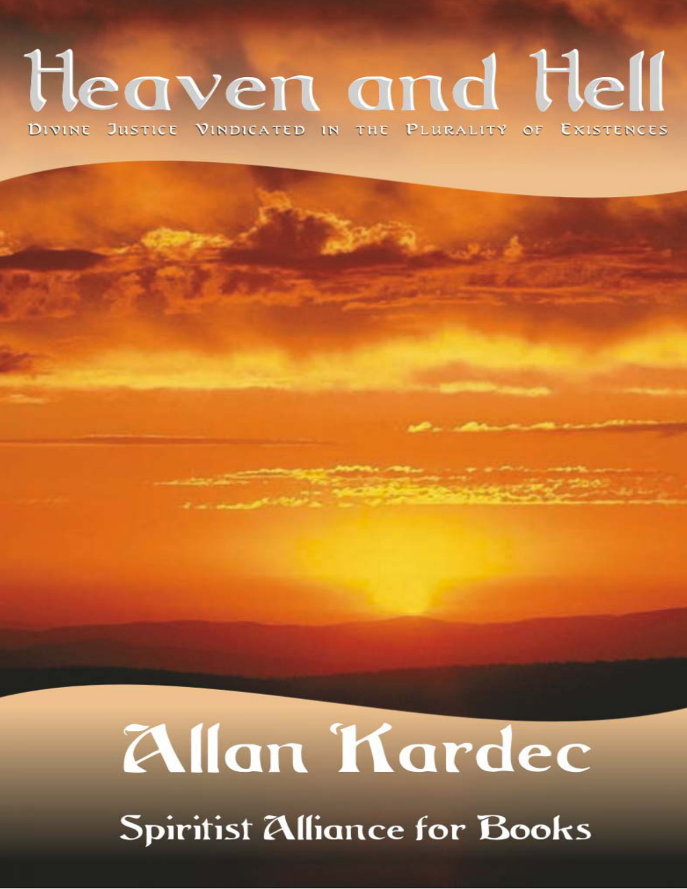 Heaven and Hell ebook KARDEC cover