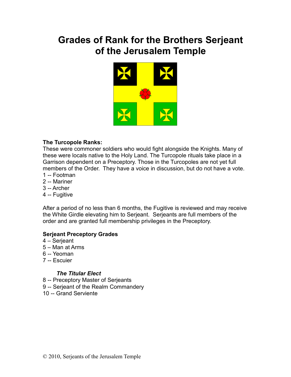SJT Garrison Rituals cover