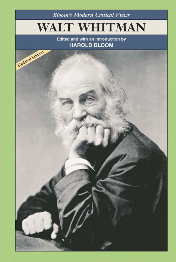 Walt Whitman Blooms Modern Critical Views cover