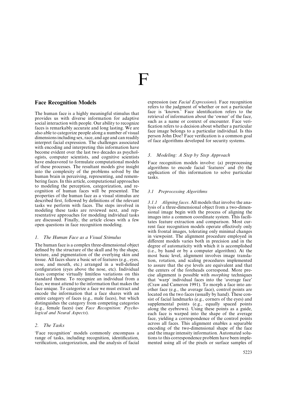 Elsevier Science International Encyclopedia of the Social & Behavioral Sciences Vol. F-H cover