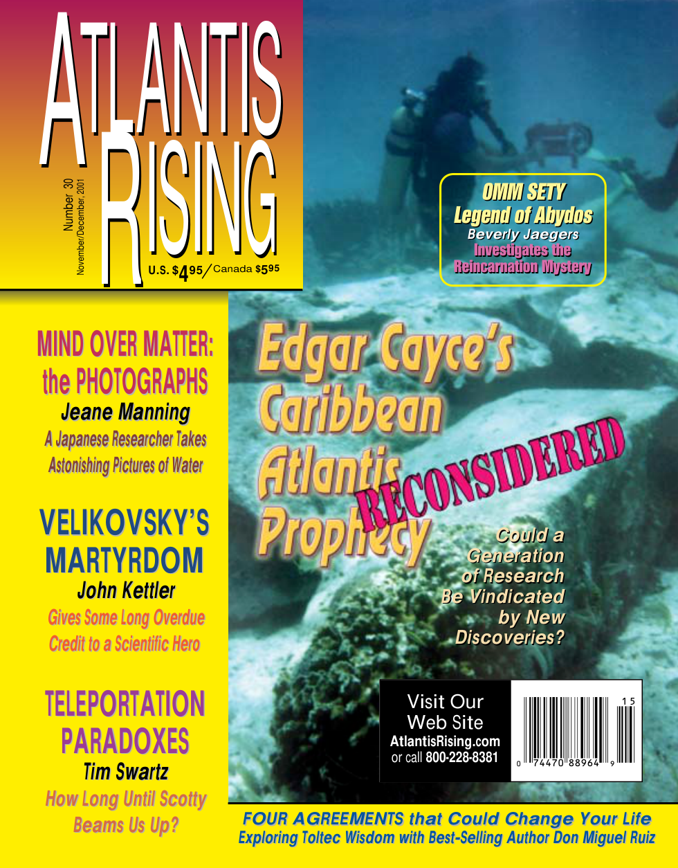 Atlantis Rising Magazine #30 - Edgar Cayce's Caribbean Atlantis Prophecy cover