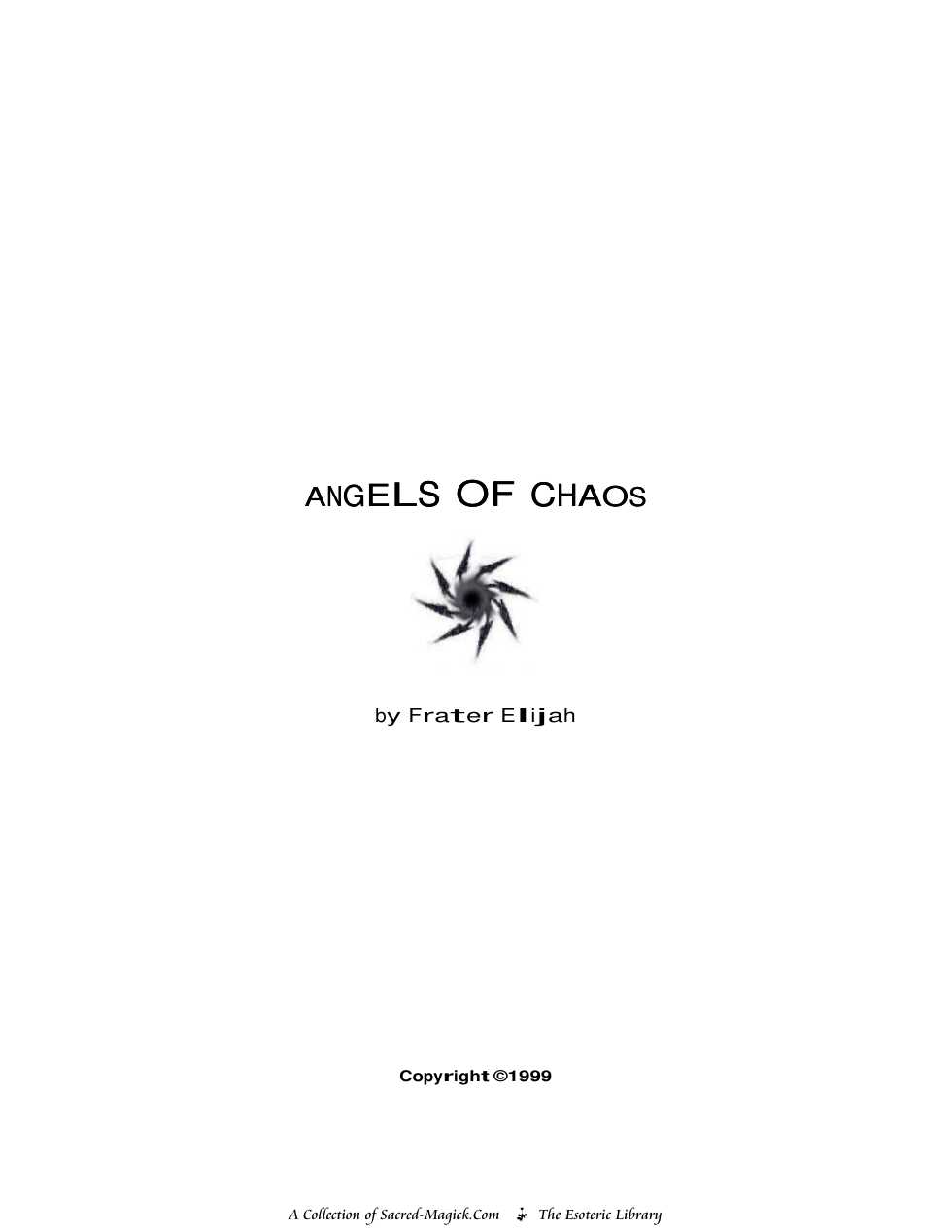 Angels Of Chaos cover
