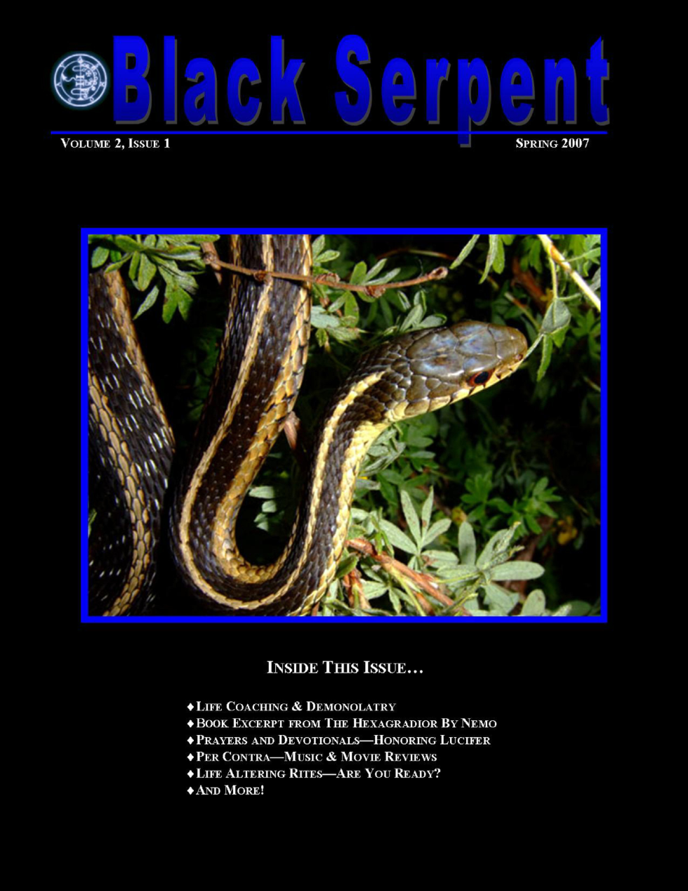 Black Serpent - Spring 2007 cover