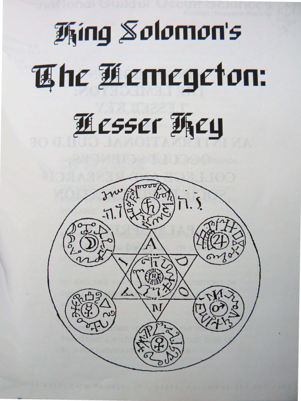 The Lemegeton cover