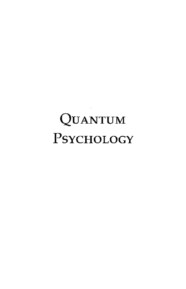 Quantum Psychology cover