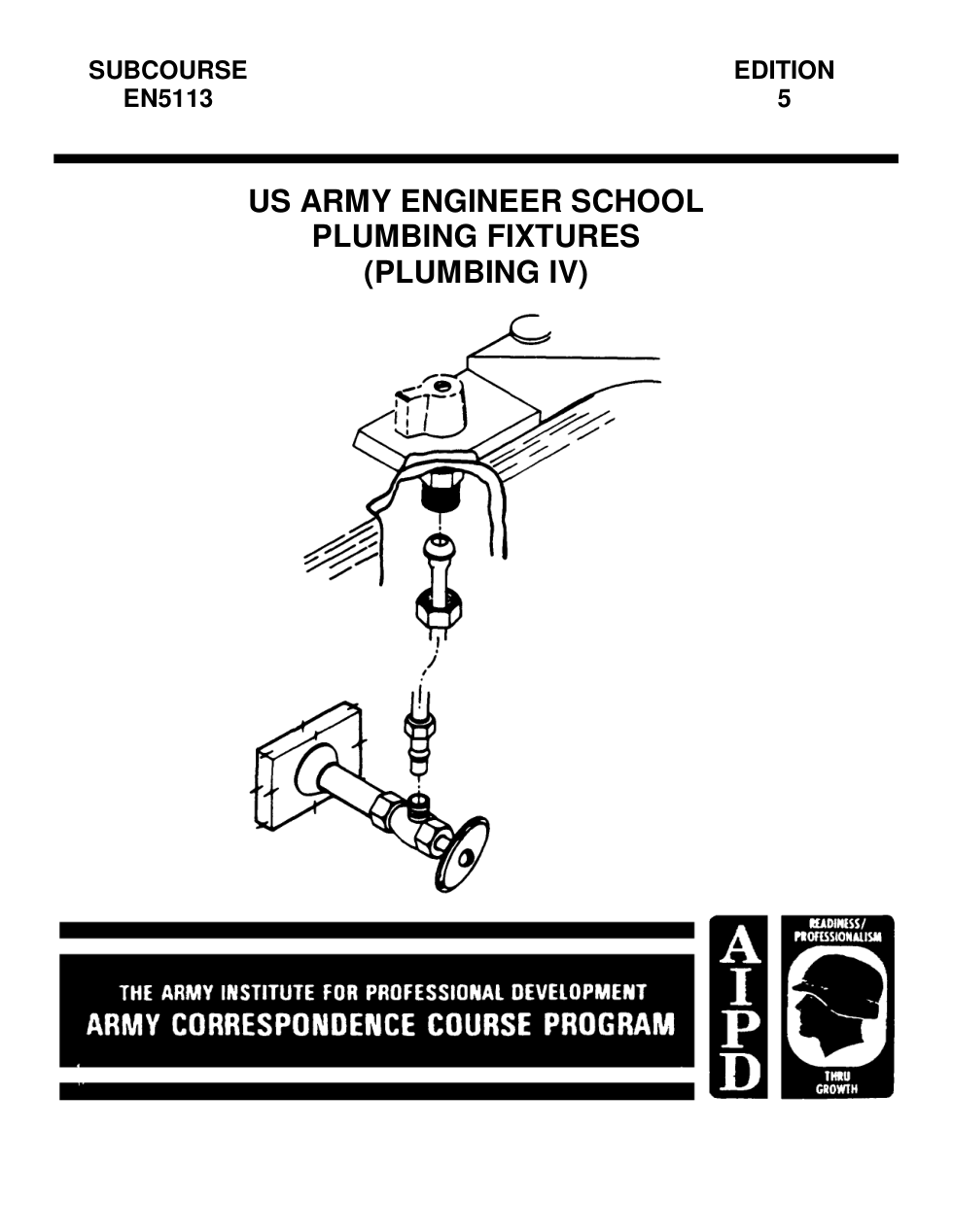 ARMY Plumbing IV - Plumbing Fixtures EN5113 96 pages cover