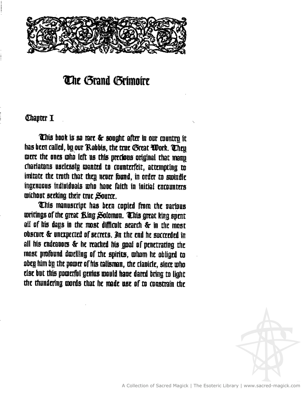 The Grand Grimoire cover