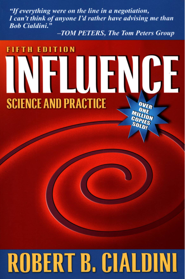 Influence - Robert Cialdini cover