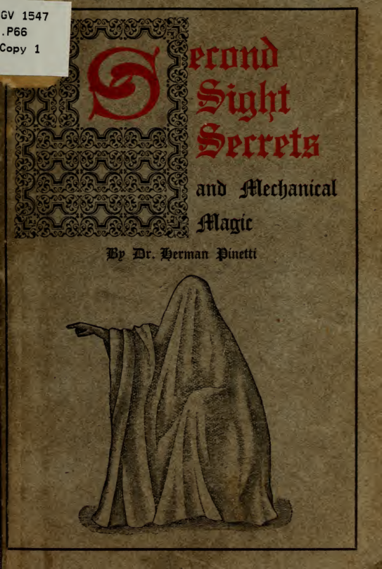 Second Sight Secret and Mechanical Magic cover