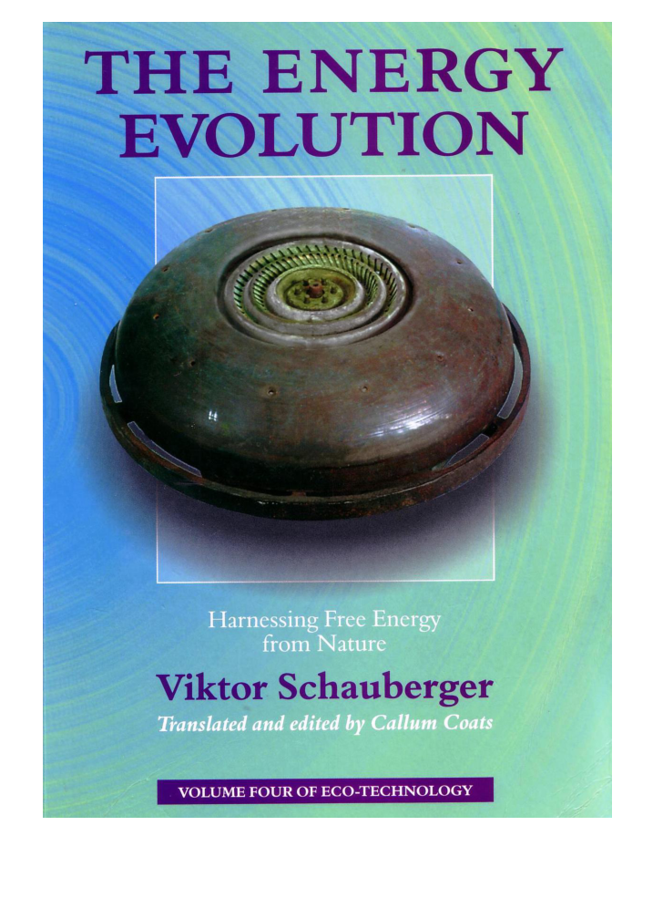 Viktor Schauberger - The Energy Evolution cover