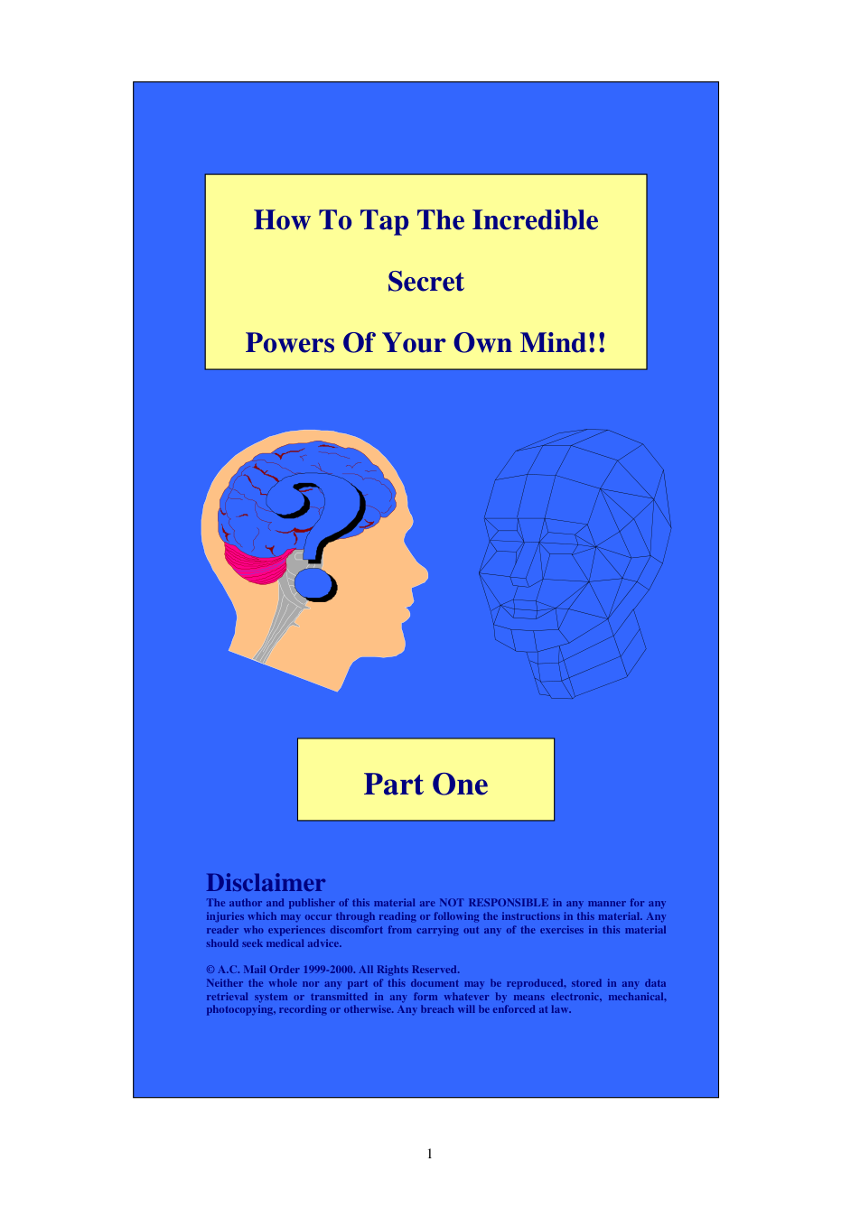 How To Tap The Incredible Secret Powers Of Your Mind cover