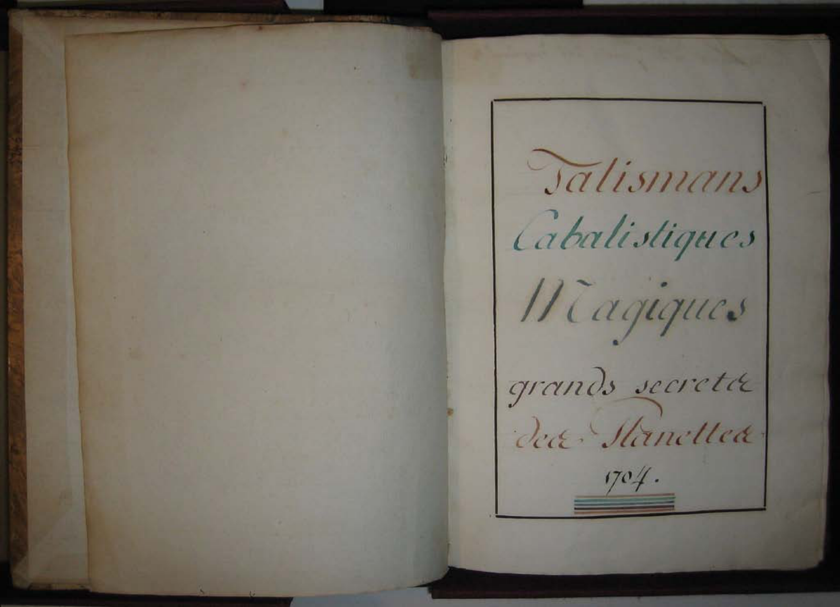Talismans Cabalistiques Magiques cover