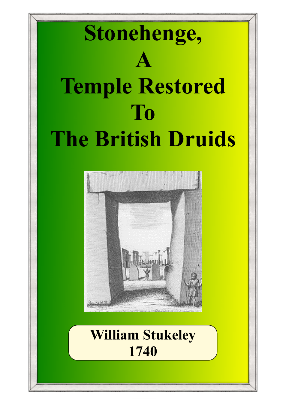 Stonehenge A Temple Restord To The British Druids cover