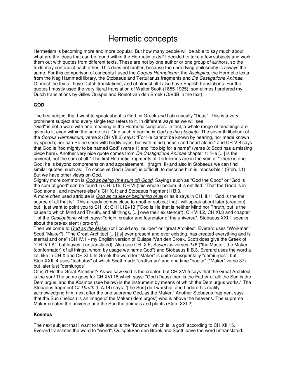 Hermetic Articles cover