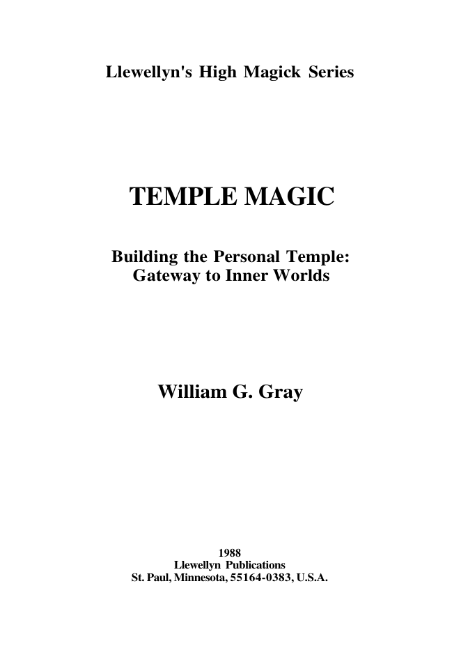 Gray - Temple Magic cover