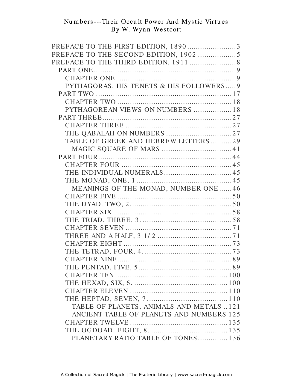 Numbers - Their Occult Power And Mystic Virtues cover