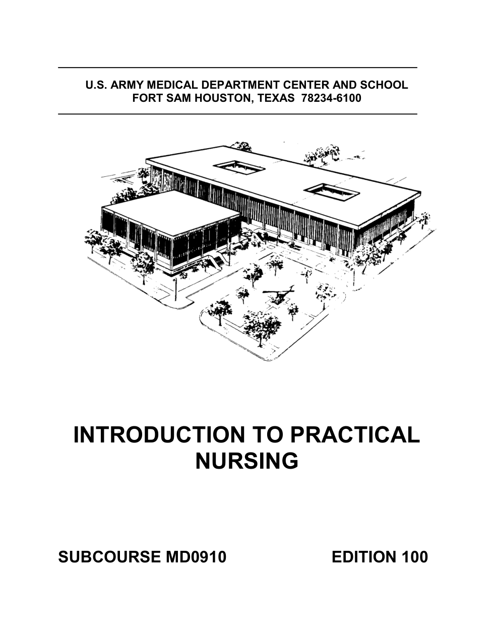 ARMY Medical - Intro to Practical Nursing 46 pages cover