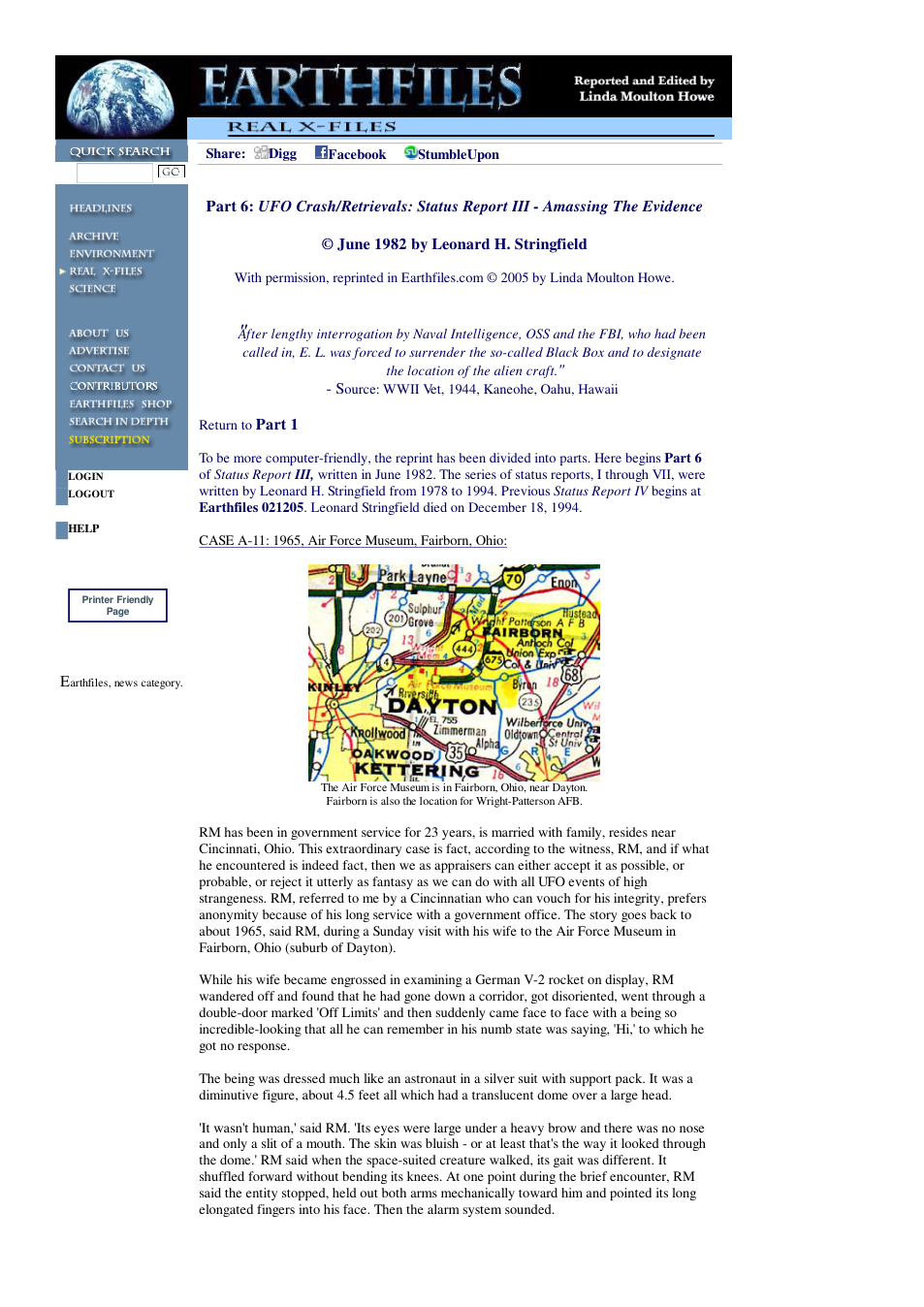 03 24 2005 Part 6 UFO Crash Retrievals Status Report III - Amassing The Evidence cover