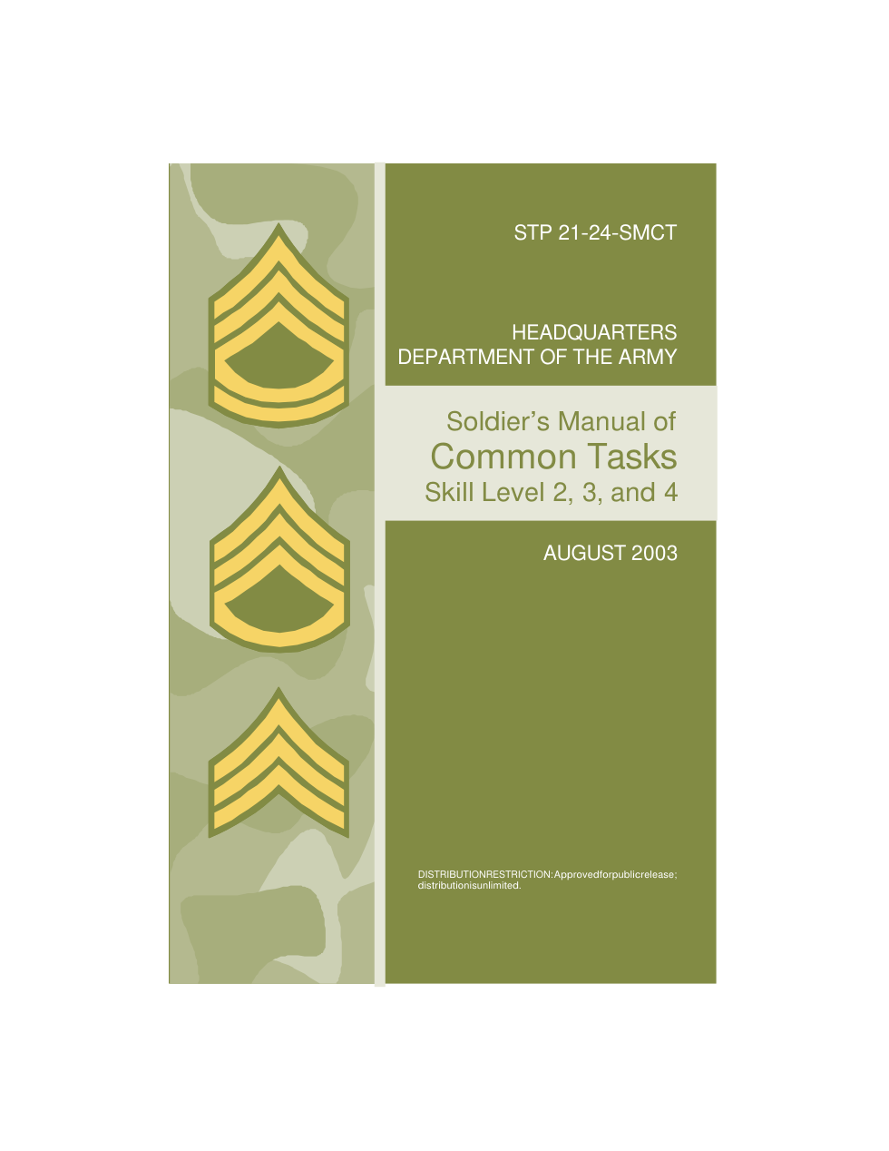 STP 21-24-SMCT Skill Level 2, 3, 4 cover