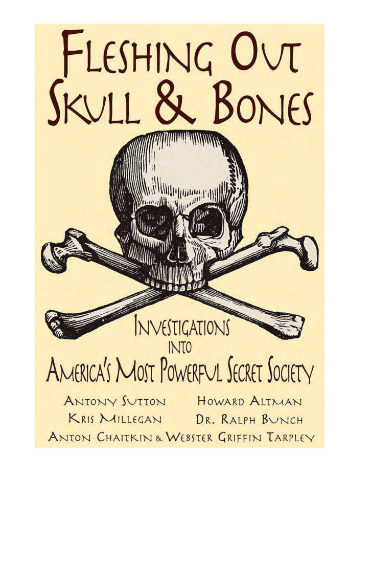 Millegan, Kris - Fleshing Out Skull and Bones, Investigations into America's Most Powerful Secret Society (2003) cover