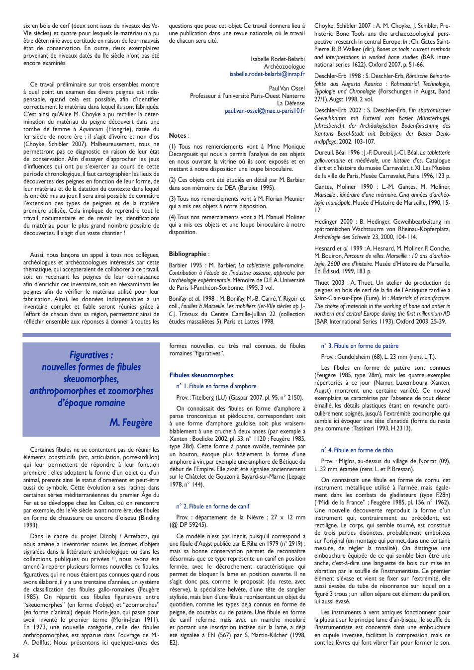 Figuratives nouvelles formes de fibules cover