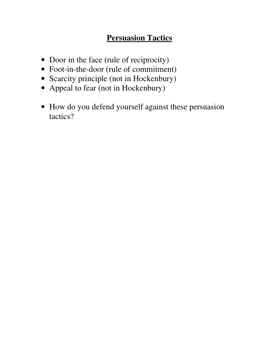 Persuasion Tatics cover
