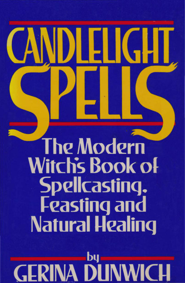 Gerina Dunwich Candlelight Spells cover