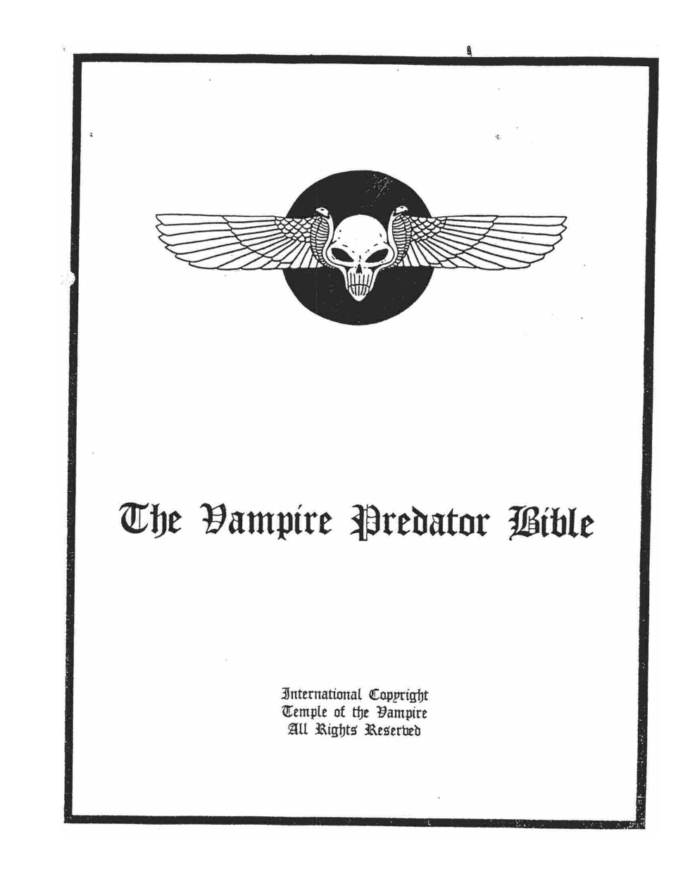 Thevampirepredatorbible2 cover
