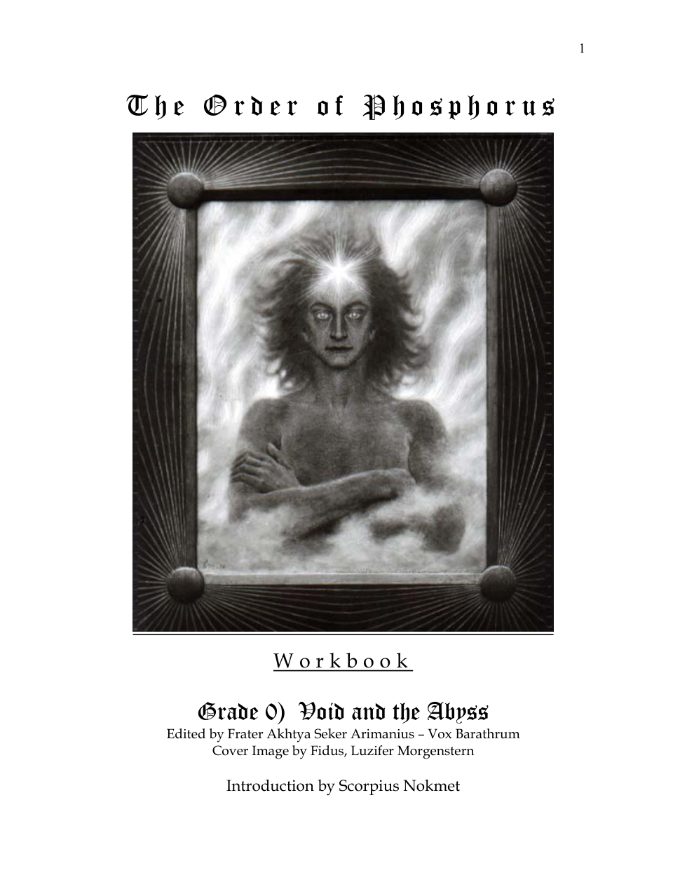 Workbook for Grade 0 Void and the Abyss cover