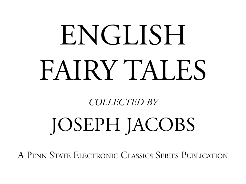 english fairy tales cover