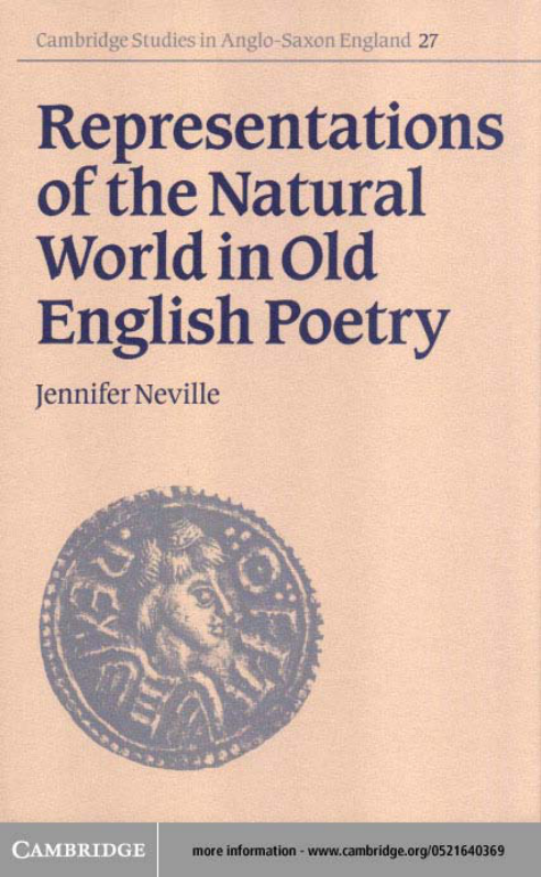 Representations of the Natural World in Old English Poetry cover