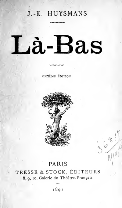 La Bas - DOWN THERE. also known as The Damned cover