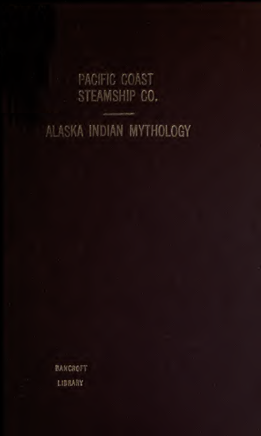 The Alaska Indian Mythology (1890) cover