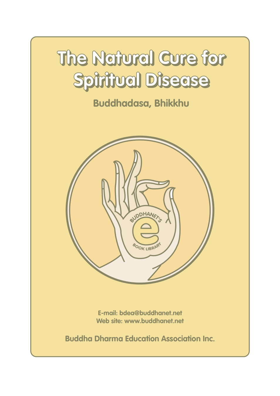 Natural Cure For Spiritual Disease cover